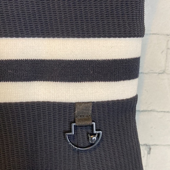 WAAC Win At All Costs! NWT Golf Soft Shell 1/2 Zip Dress M Black White Deadstock - Picture 16 of 16